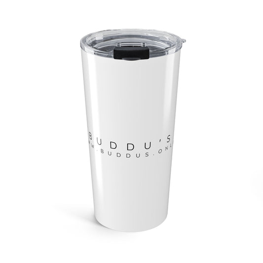 20oz Insulated Logo Tumbler — Minimal Retail Shopping Design