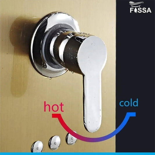 Smart Waterfall Shower Panel Set (Gold)